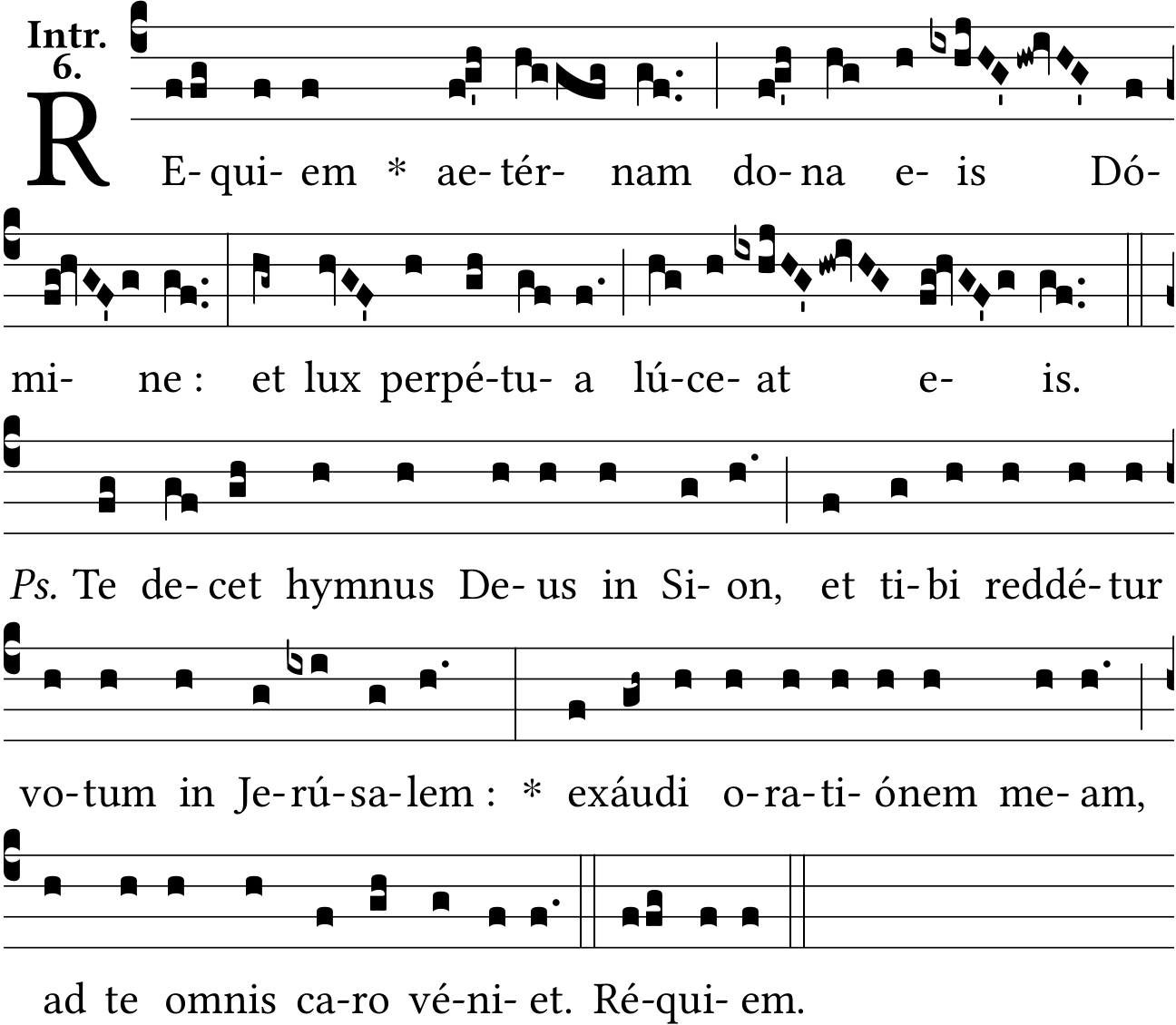Requiem Mass - Requiem aeternam (Pronunciation Guide) 